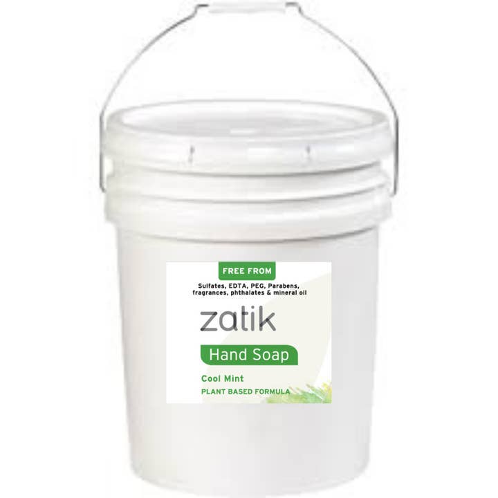 Zatik Naturals - Wholesale Hand Soap/Wash - Cool Mint Liquid Hand Soap Bulk1