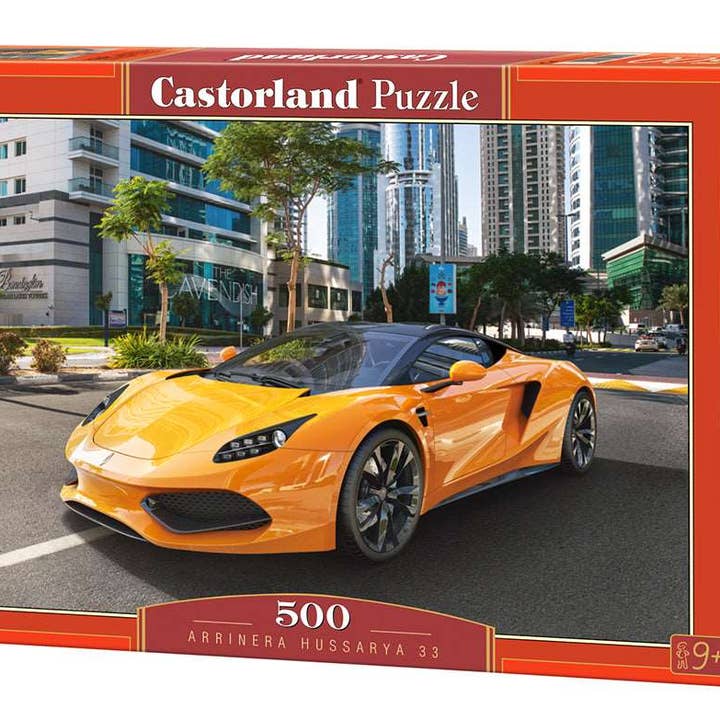 Legpuzzel van 500 stukjes, Arrinera Hussarya 33, snelle auto, sportwagen, sportpuzzel, puzzels voor volwassenen, Castorland B-52950 voor wholesale door CASTORLAND by Bridge Toys