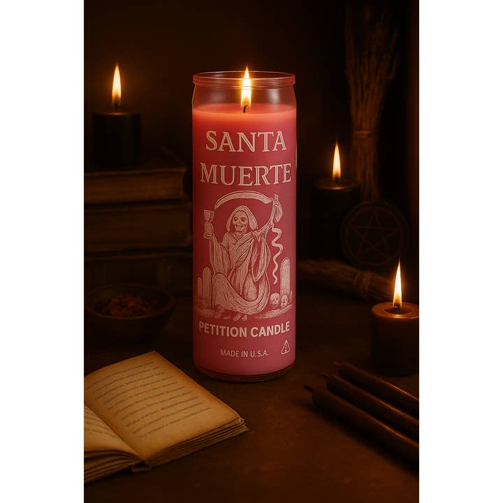 The Spiritual Alchemists - Wholesale Votive Candle - Santa Muerte Petition Candle5