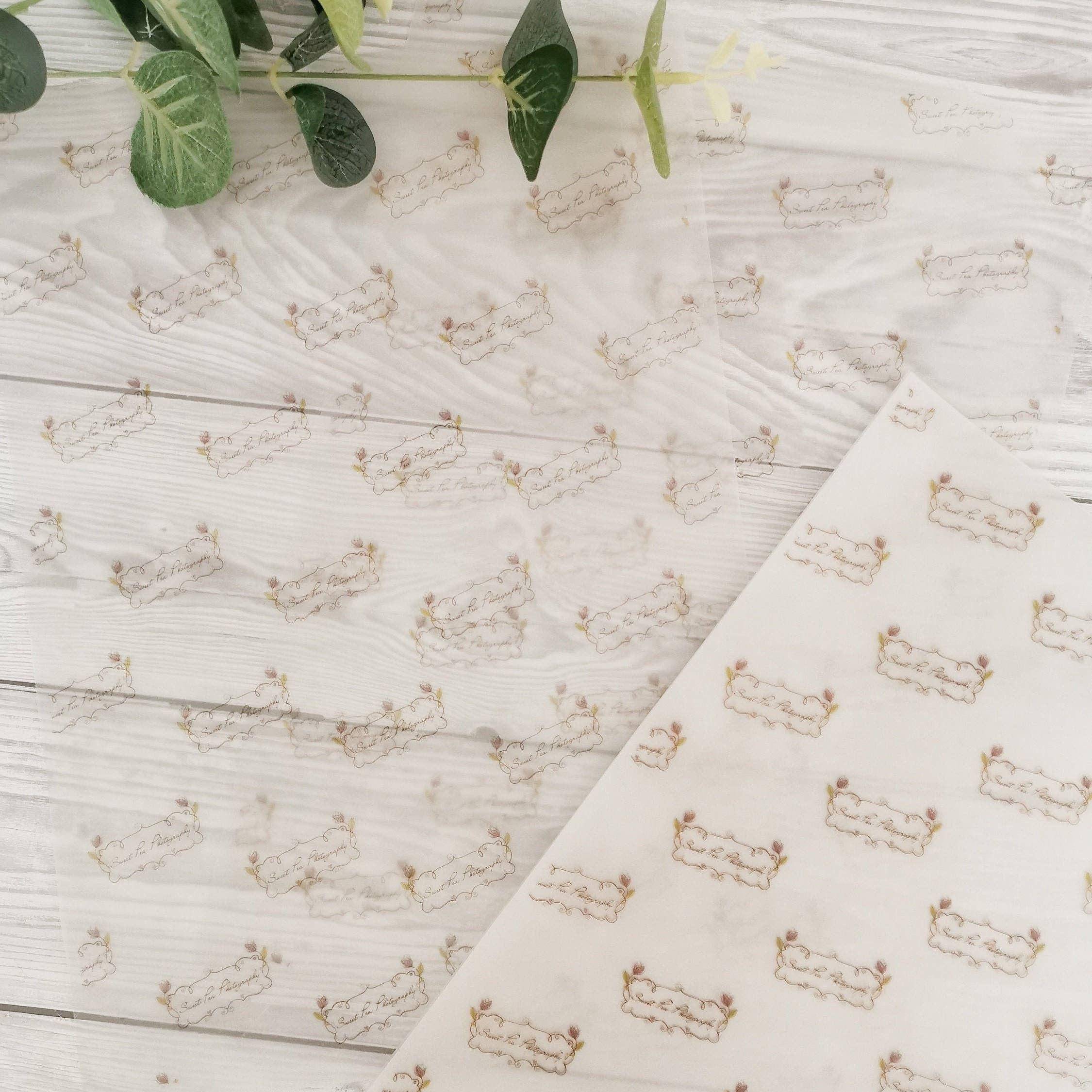 SR Creative Studio – wholesale Flat wrap – A5 Custom Logo Business Wrapping Paper Set2