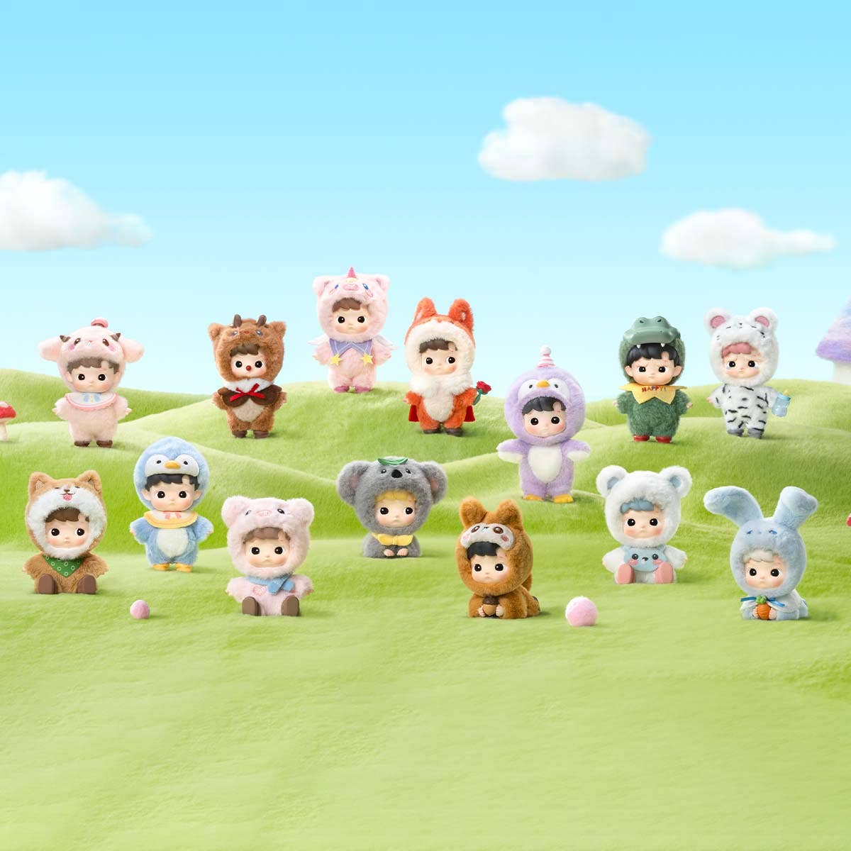 Otaku Collectives LLC - Wholesale Figurine Toy - Kids - [Pop Mart] Hacipupu Snuggle with You Vinyl Figure2