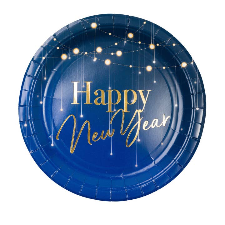 Paper plate, 8pcs, New Year for wholesale by Designhouse95