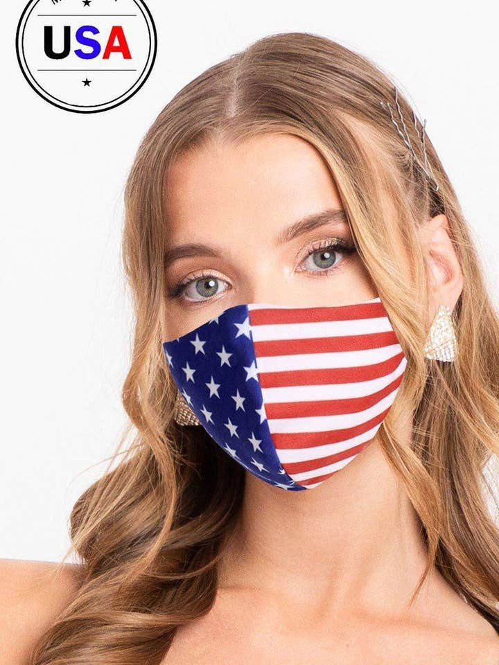 Made In Usa / Fashionable 3d Reusable Face Mask for wholesale by Fashion Quality Boutik