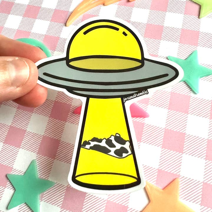 UFO Kentucky State Sticker. Vinyl Sticker. for wholesale by Fox and Brambles