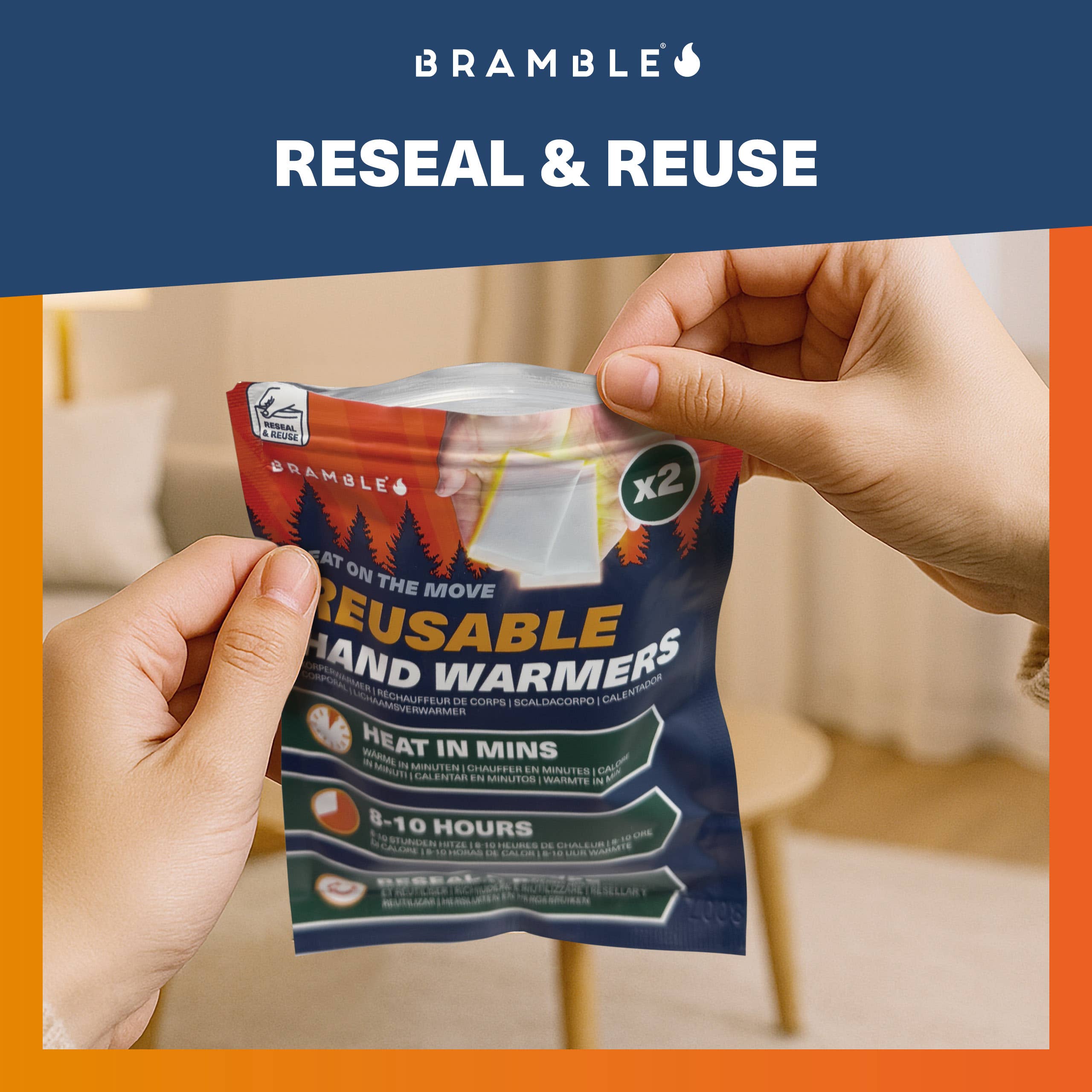 Bramble - Vendita all'ingrosso Scaldamani - 20 scaldamani riutilizzabili6