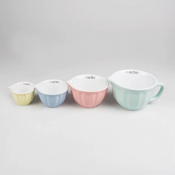 Sass & Belle Europe - Wholesale Measuring Cup - Retro Pastel Measuring Cups - Set Of 41