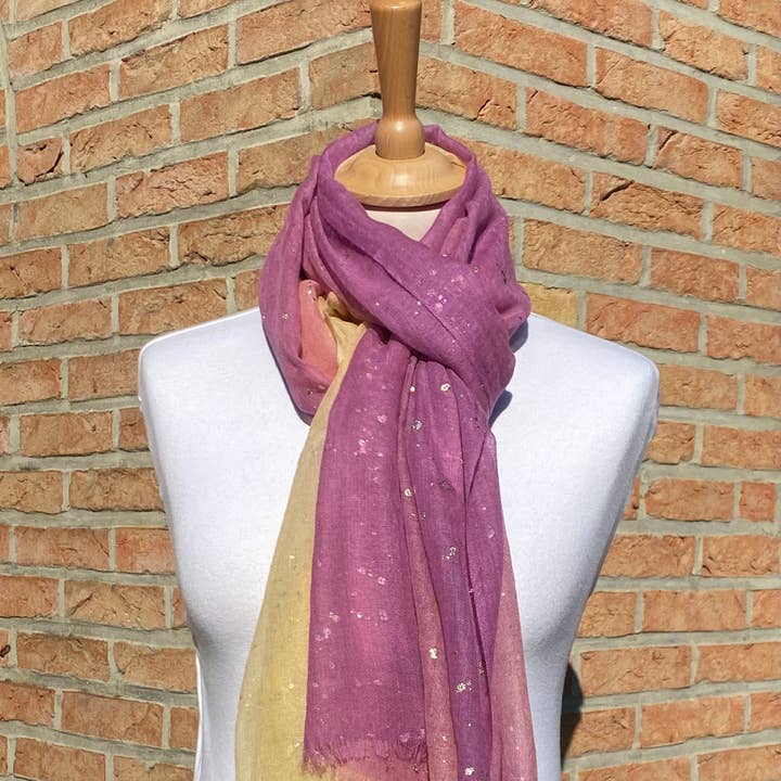 DIWALI PARIS - Wholesale Scarf - Women's - GALAXY SCARF - 90% WOOL / 10% SILK1