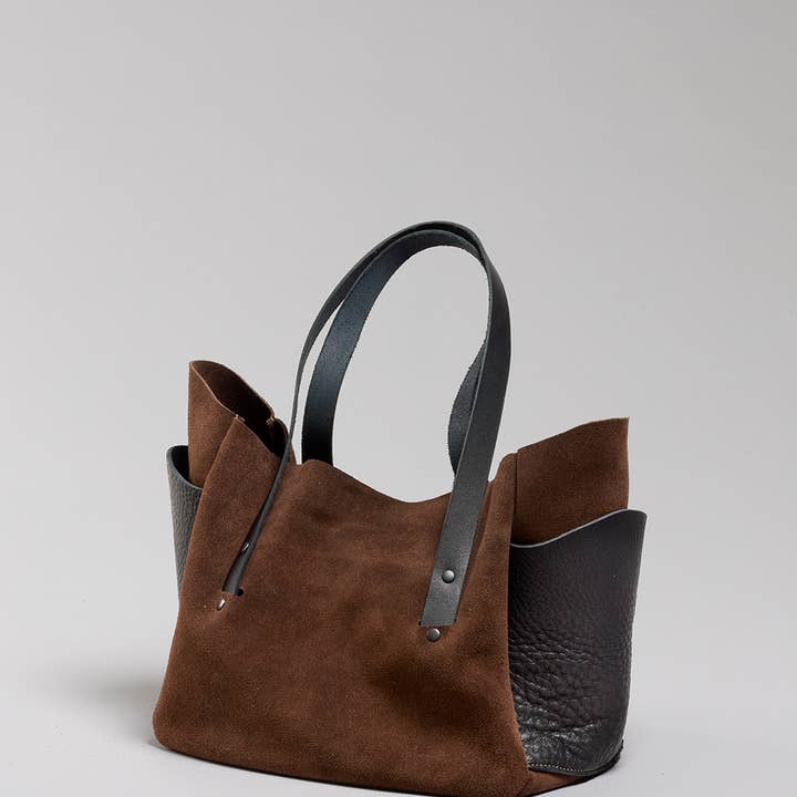 REMOVED BRAND - Wholesale Tote Bag - Women's - Suede Brev Carryall, Medium4