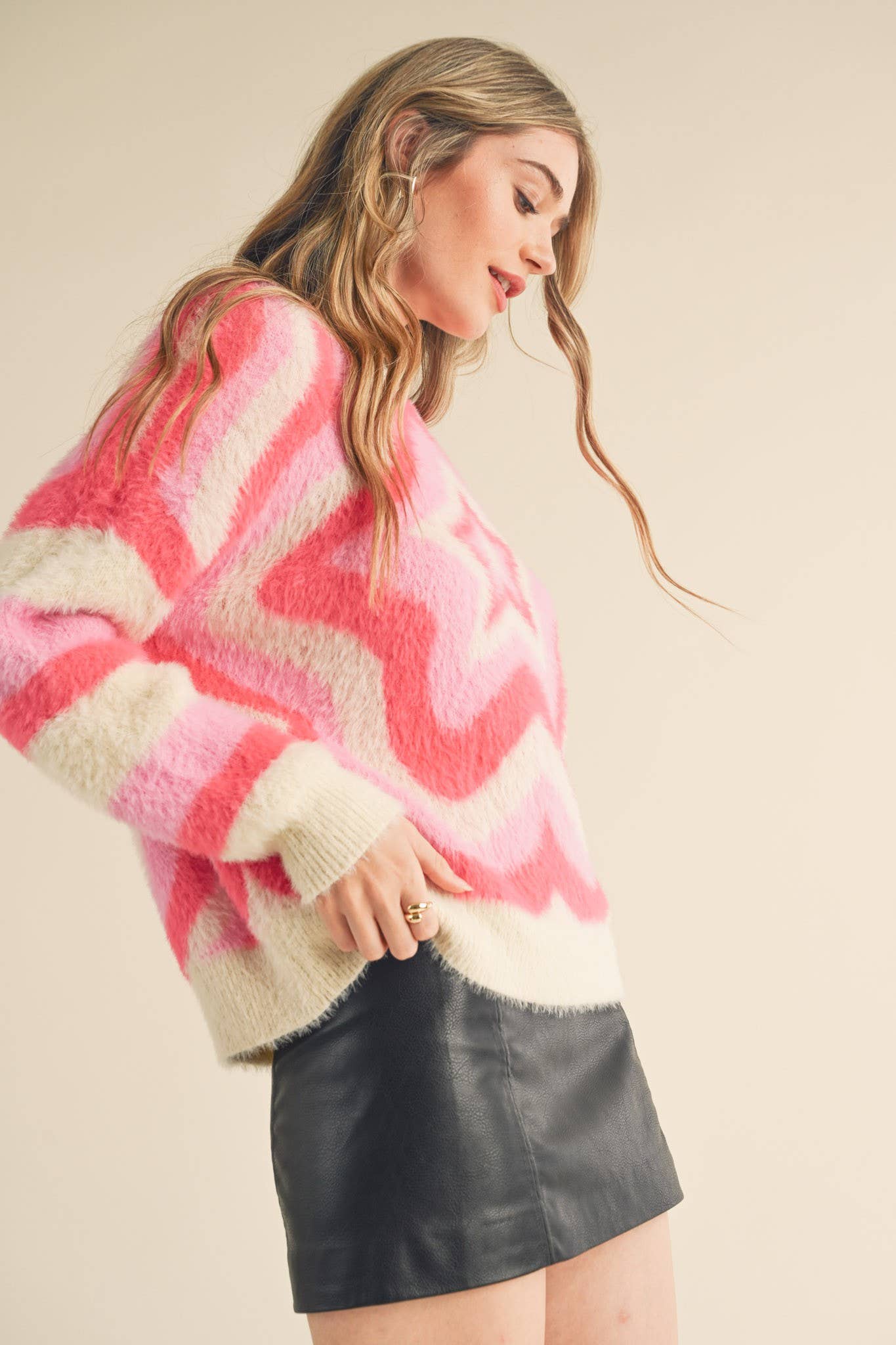 &MERCI - Wholesale Knit Sweater - Women's - SWEATER MSW104156