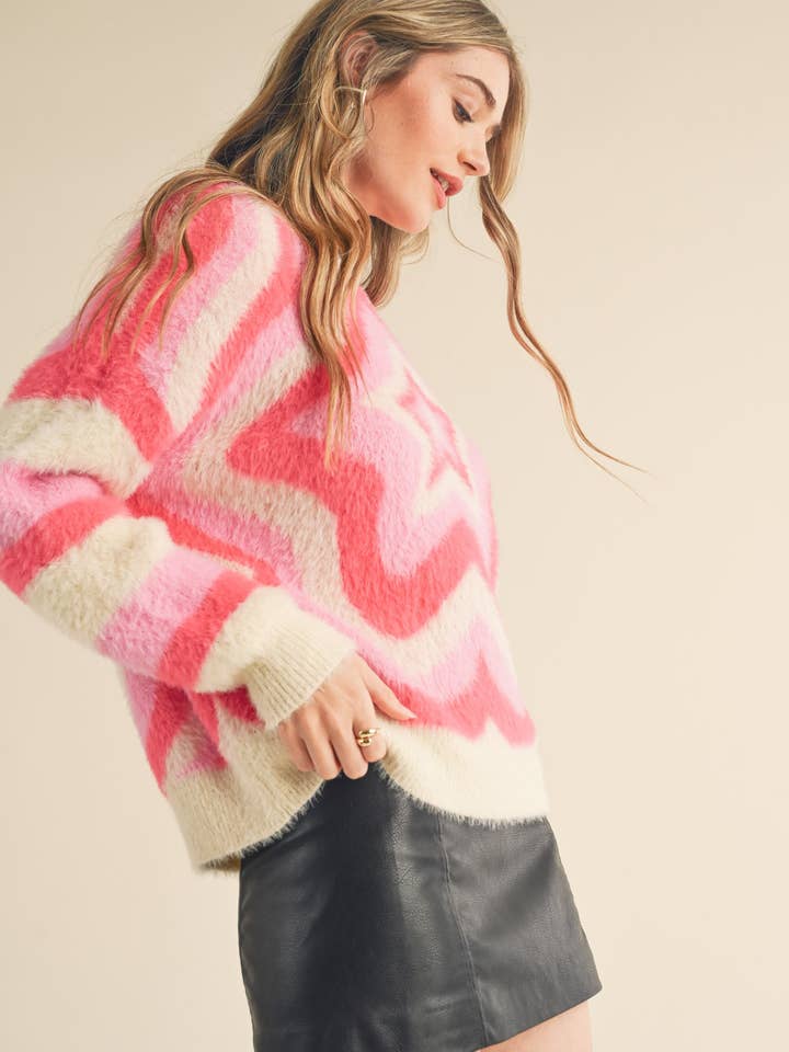 &MERCI - Wholesale Knit Sweater - Women's - SWEATER MSW104156