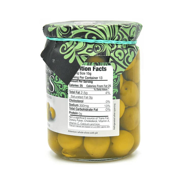 LE GOURMET CENTRAL - Wholesale Olives - Green Manzanilla Olives - 9 oz (255g)1