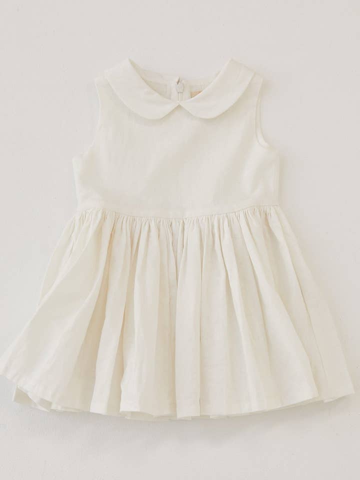Sunday Dress, White for wholesale by DAUGHTER