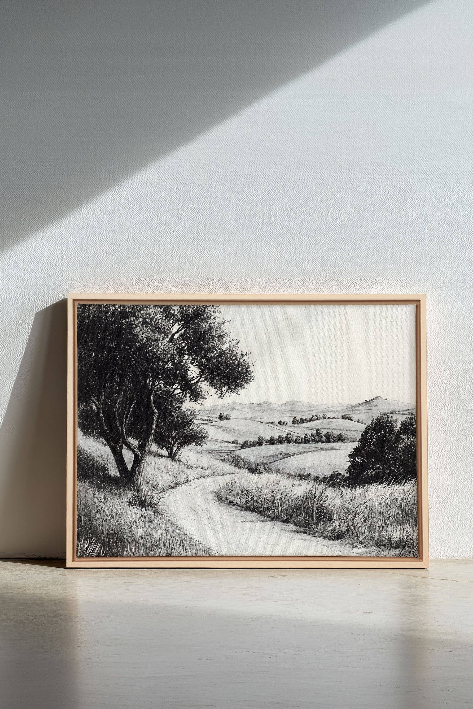 Oleka Canvas - Vente Affiche d'art - DOUCEUR DES COLLINES, oeuvre sur toile imprimée5