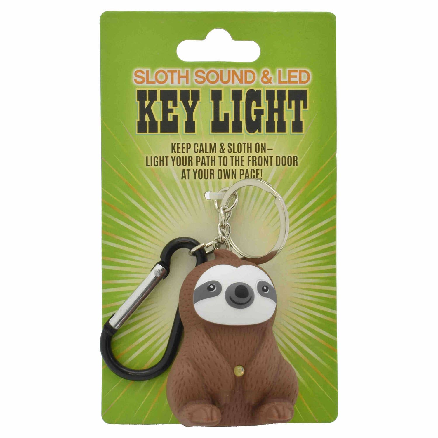 Streamline – wholesale Keychain – Unisex – Sloth Sound LED Key Light1