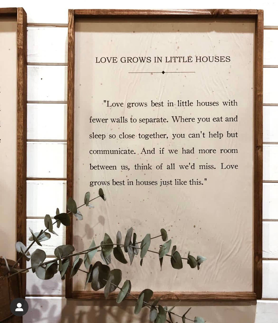 Our Found Home - Wholesale Sign - Love Grows In Little Houses