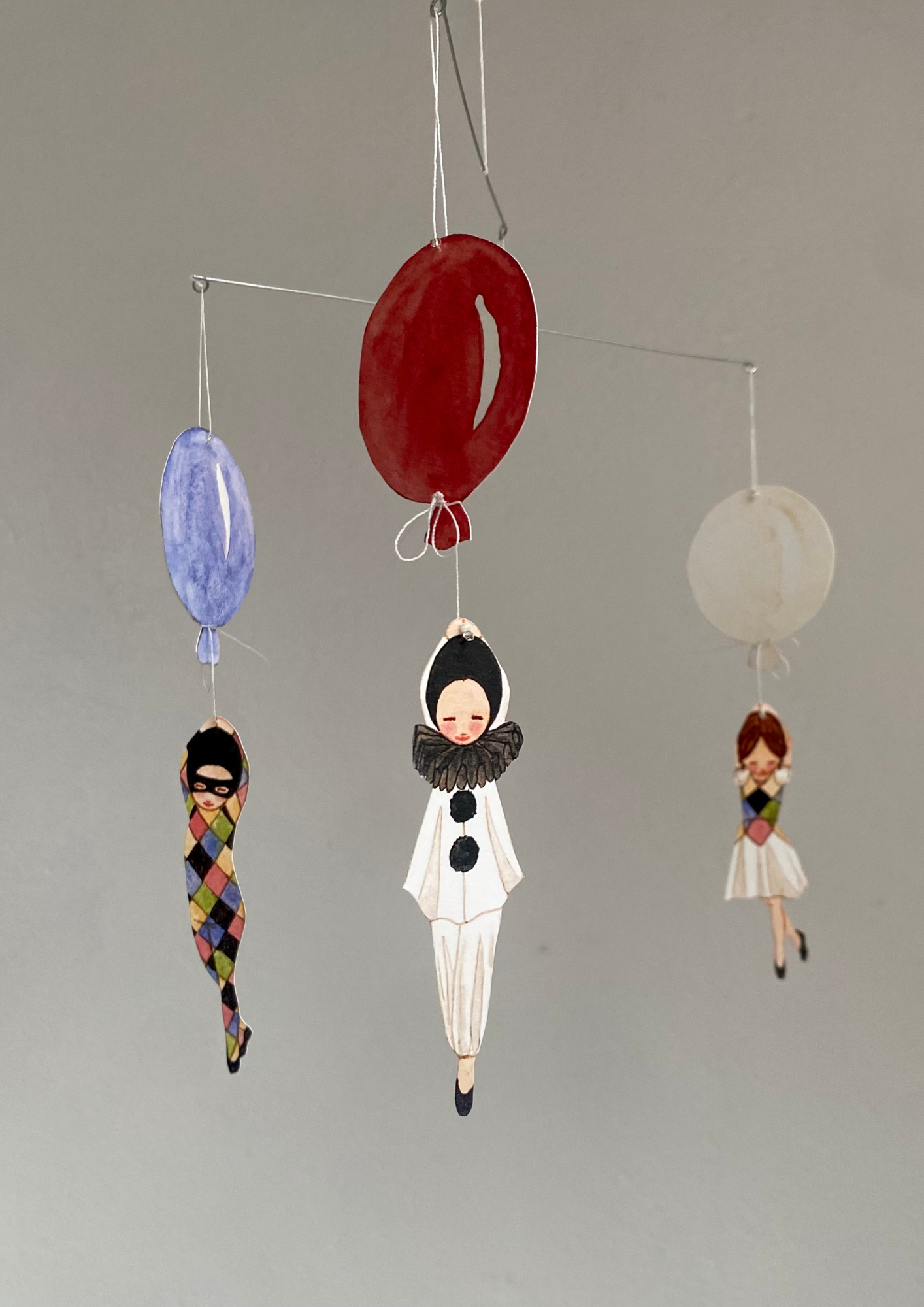 Tall Hat Tales – Großhandel Bastelset – Columbine, Harlekin und Pierrot3