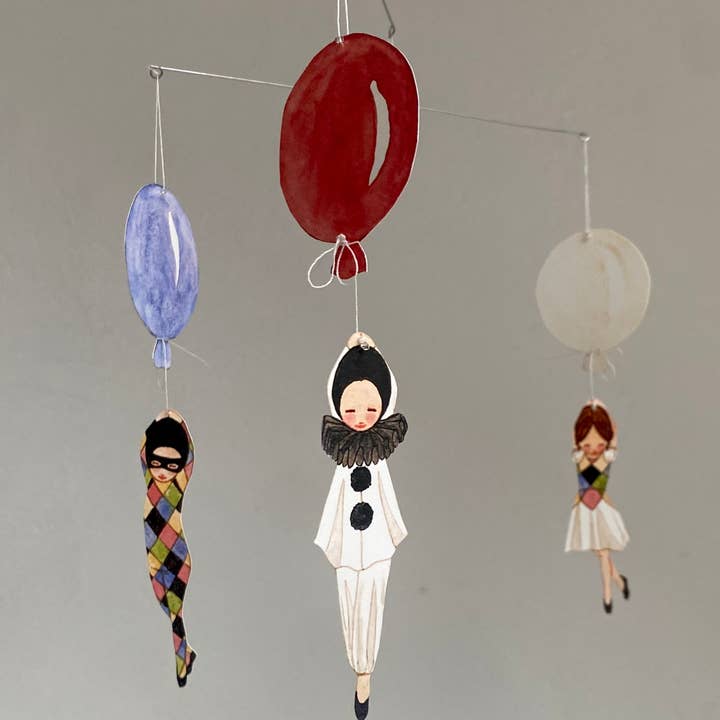 Tall Hat Tales – Großhandel Bastelset – Columbine, Harlekin und Pierrot3