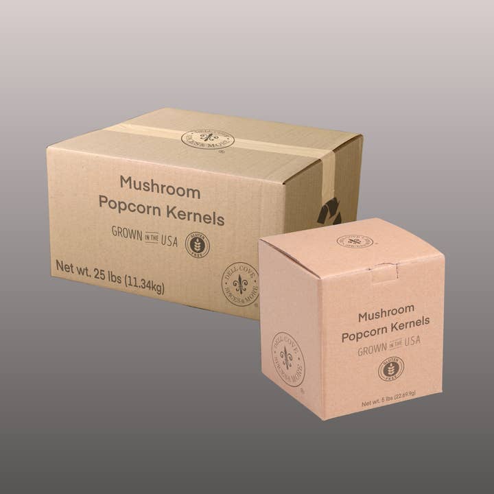 Dell Cove Spices & More Co. - Wholesale Popcorn kernels - Mushroom Popcorn Kernels - Bulk Packs, Food Service2