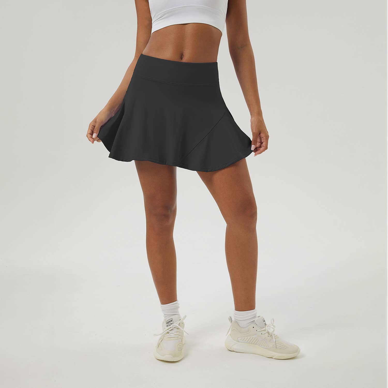 Sodalemon - Wholesale Athletic Skirt - Women's - Fitness Culottes Outdoor With Pocket Sport Tennis Skirt6