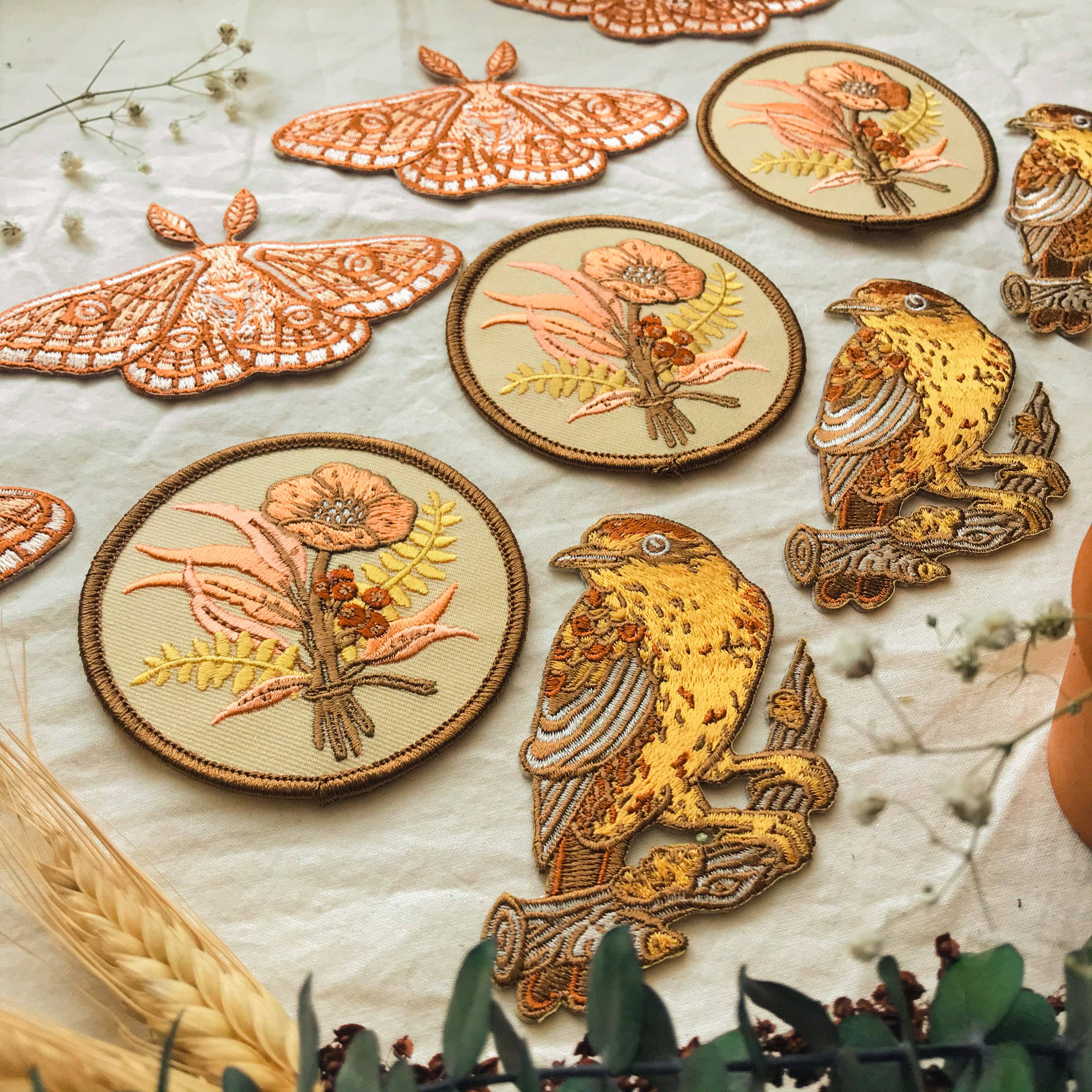 Mustard Beetle – wholesale Patch – Iron on Patch: Emperor Moth5