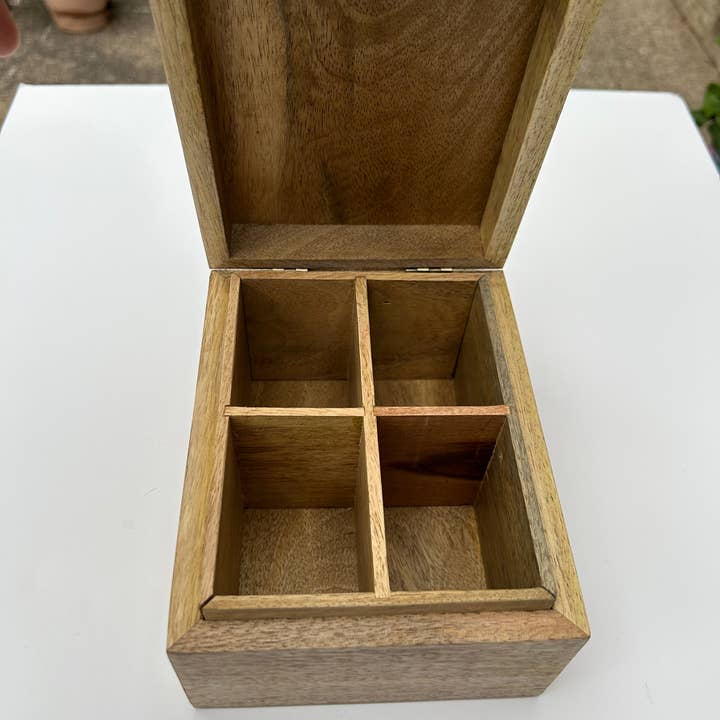 Hopes Unlimited - Wholesale Decorative Box - SALE Tea Caddy Box - Vine Design2