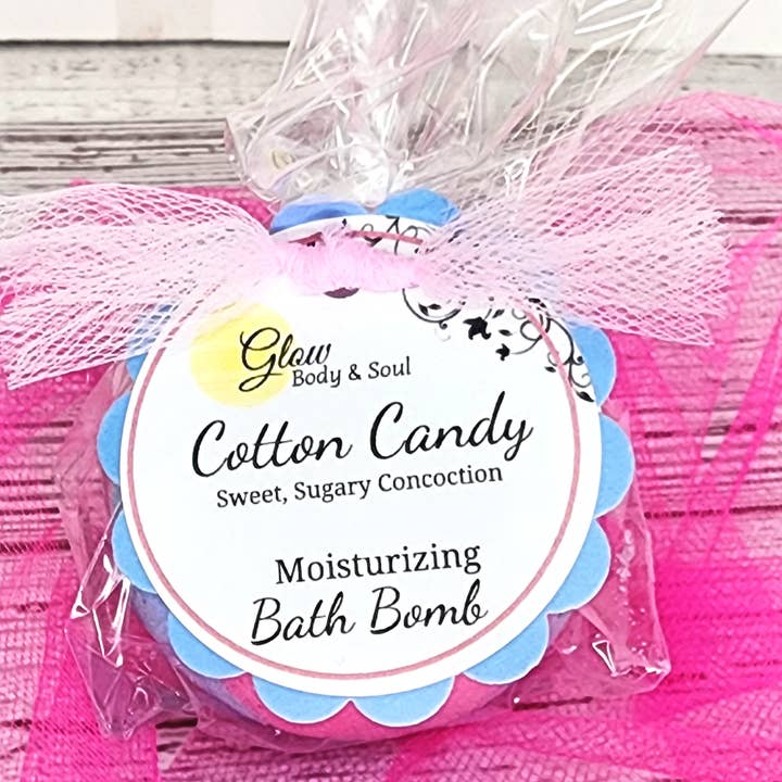 Glow Body and Soul - Wholesale Bath Bomb/Fizz - Cotton Candy Bath Bomb Fizzy Moisturizing Bath Bomb3