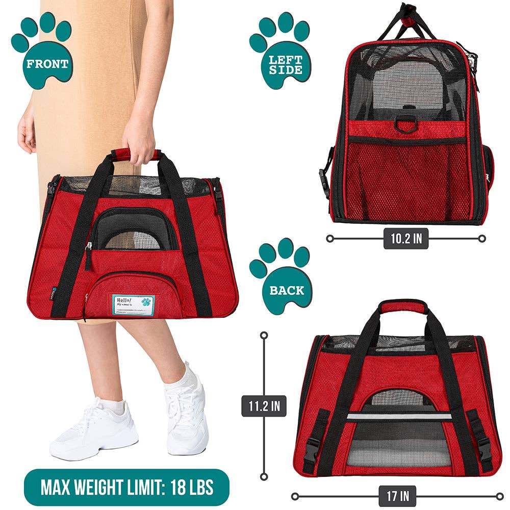 PetAmi - Wholesale Draagzak voor huisdieren - Kat/hond - Klassieke Draagtas Huisdierdrager19