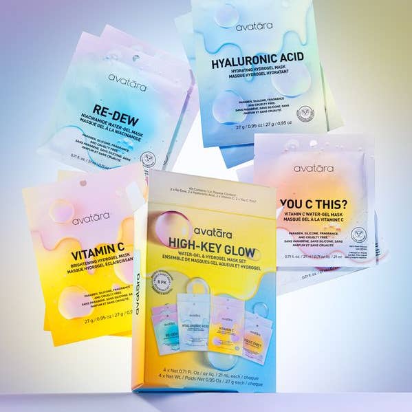 Ensemble de Masques Visage Éclat Intense pour la vente par Avatara