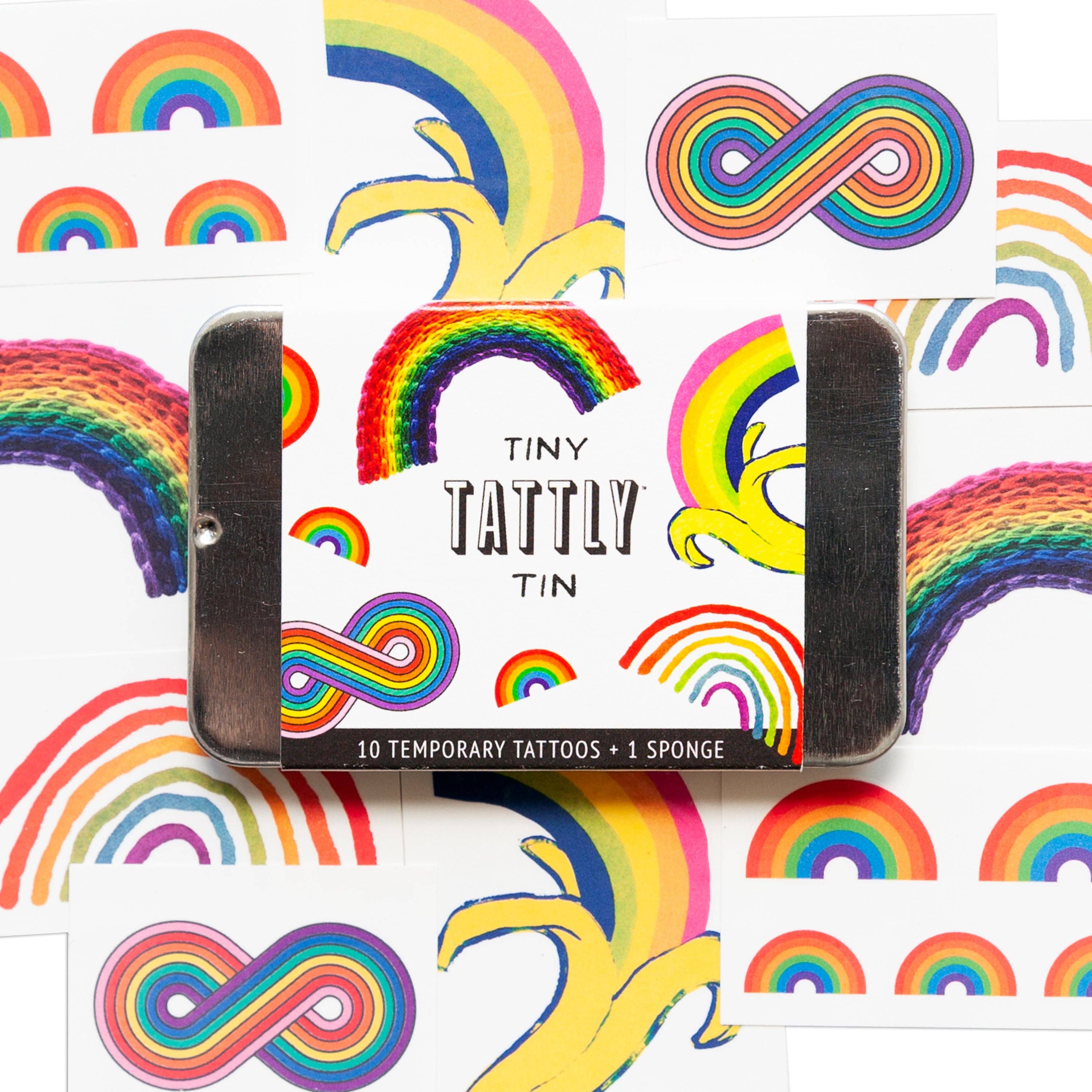 Tattly - Wholesale Temporary Tattoo - Tiny Rainbow Tattoo Tin2