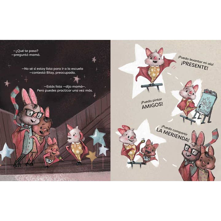 Simon & Schuster - Wholesale Book - Kids - Bitsy Murciélago, estrella escolar (Bitsy Bat, School Star) by Kaz Windness