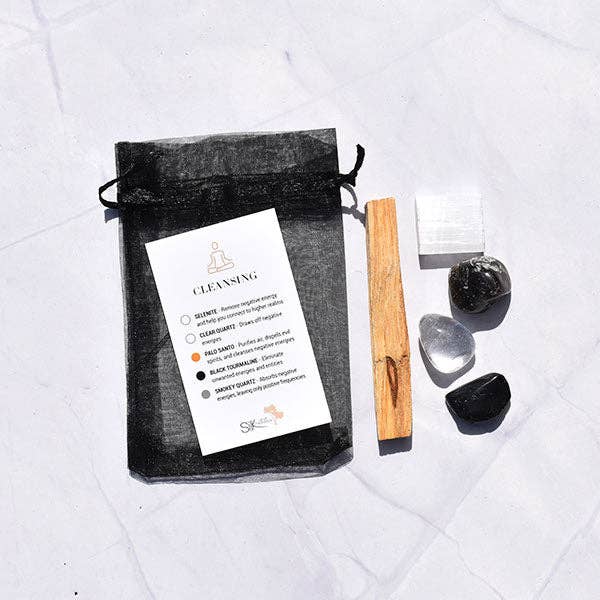 Silk oil of Morocco - Wholesale Meditation supplies - Cleansing Crystal Kit