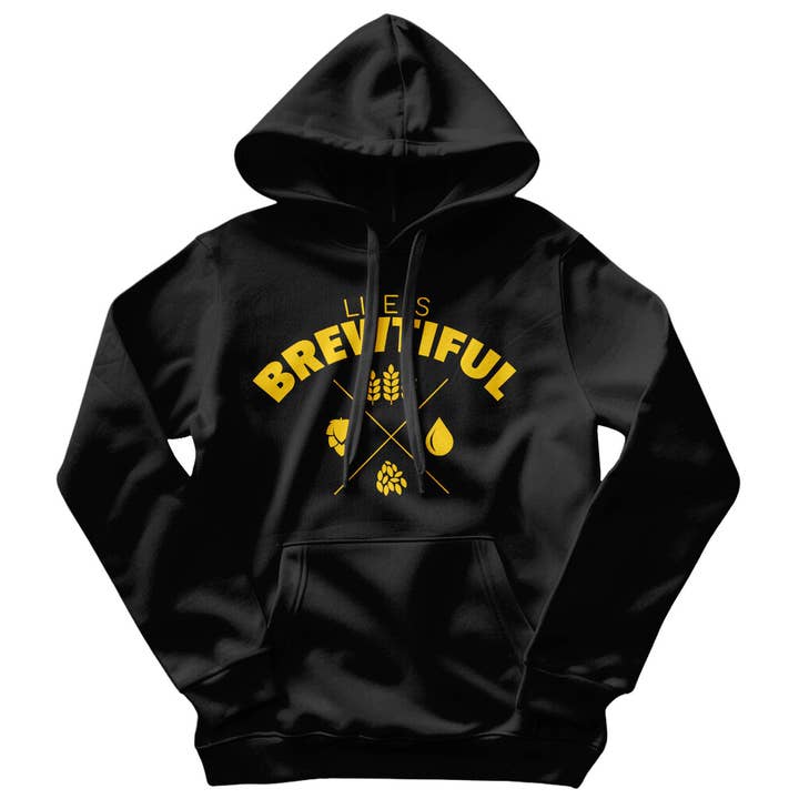 Life Is Brewtiful Hoodie for wholesale by Hybris Production AB