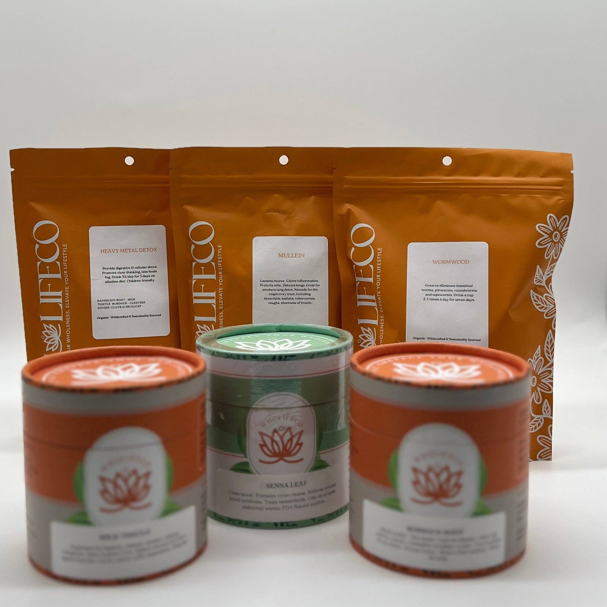 WHOLIFECO - Wholesale Health/Detox Tea - Full Body Reset - Holistic Detox Pack3