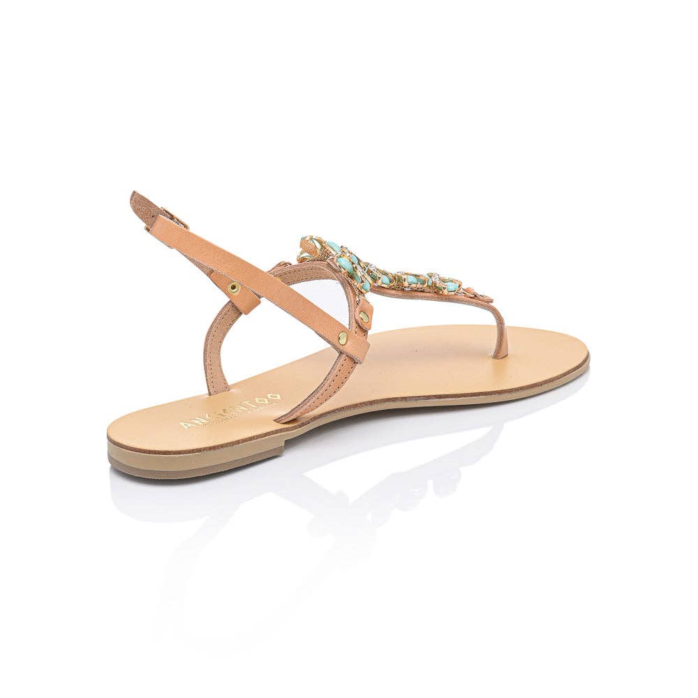 NUTURAL/NACKT Ancientoo Sandalen mit T-Riemen Mariza für den Großhandel auf Faire2