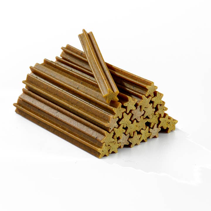 Buck Bone Organics - Wholesale Pet Chew Toy - Dog - Grain Free Dental Chews 24 Pack, made with Antler Powder