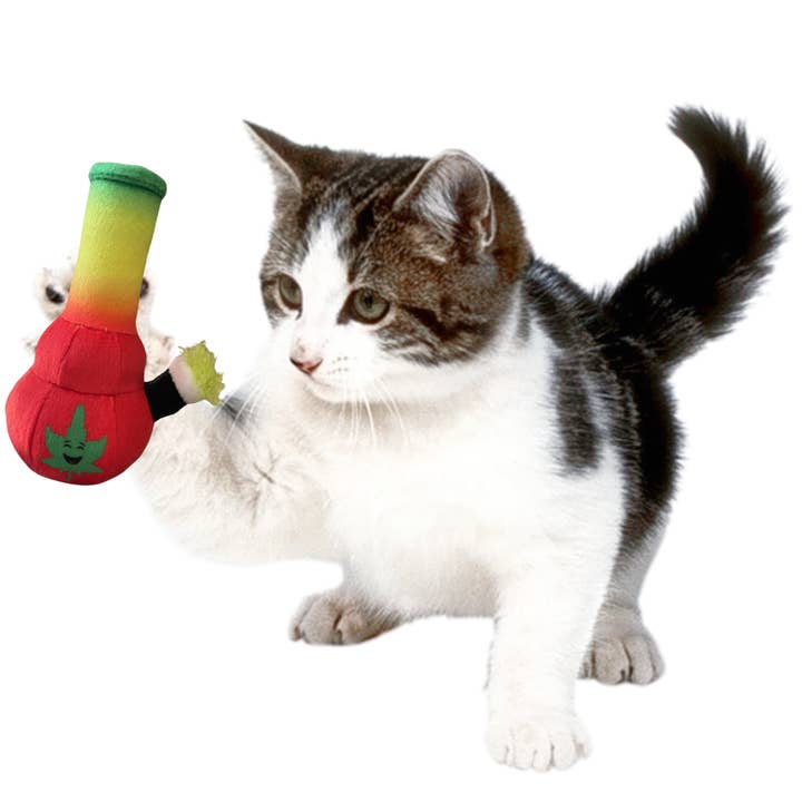 PAW:20 - Wholesale Pet Toy - Cat - My Name is Lil Bo da Bong, Funny Catnip Weed Themed Cat Toy6