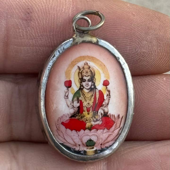 Lungta Imports – Pendente/pingente individual por atacado – Pingentes de Deuses e Deusas Hindus Esmaltados - Joias de Yoga11