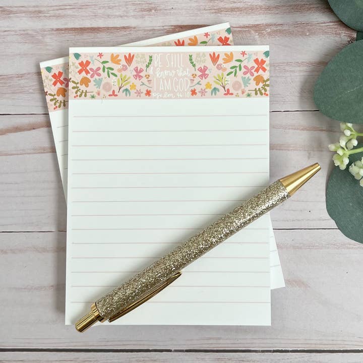 Blocco note cristiano | Sii fermo | Appunti del sermone per la vendita all'ingrosso da parte di swaygirls