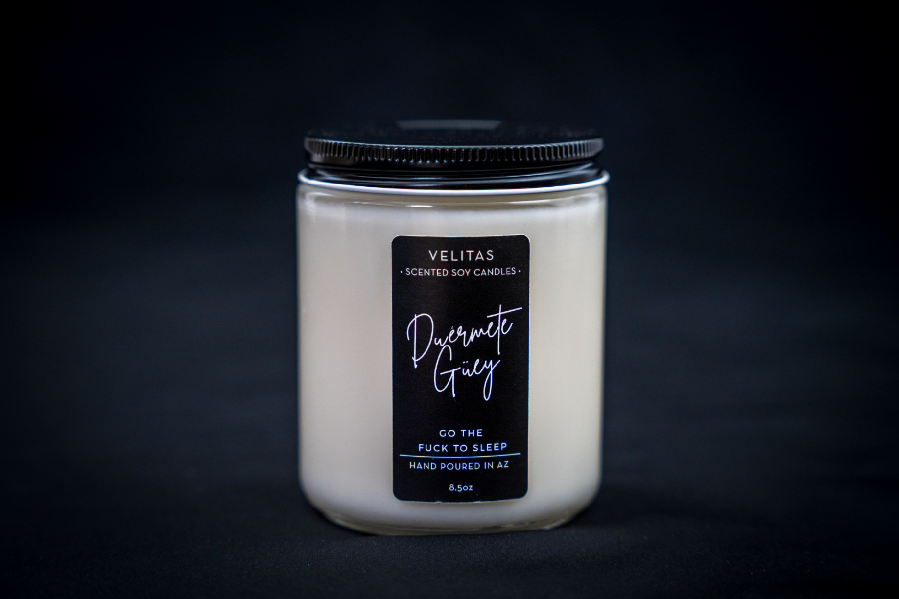 Velitas - Wholesale Jar/Filled Candle - DUÉRMETE GÜEY1