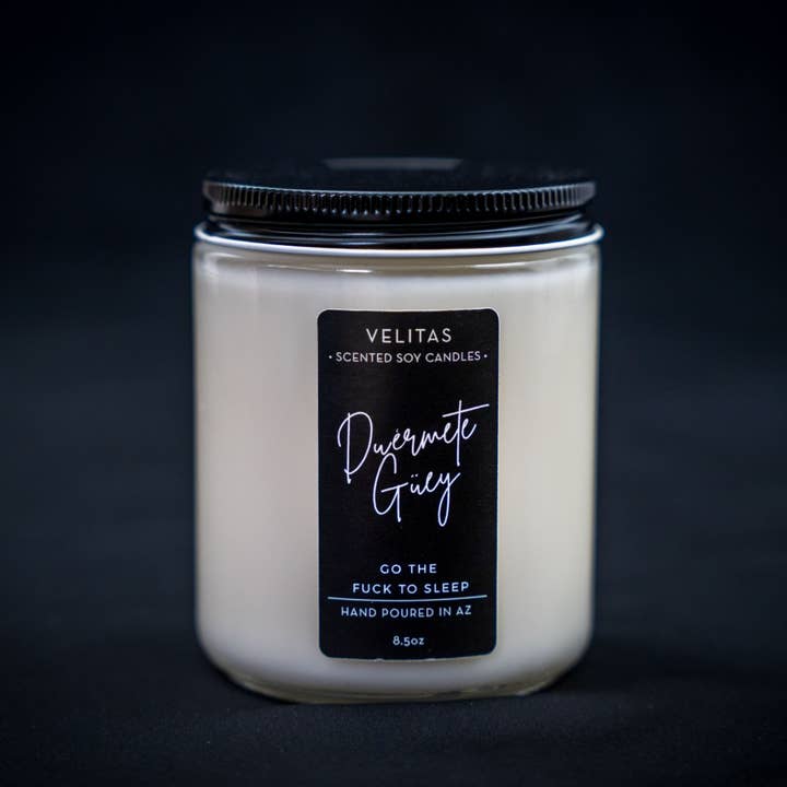 Velitas - Wholesale Jar/Filled Candle - DUÉRMETE GÜEY1
