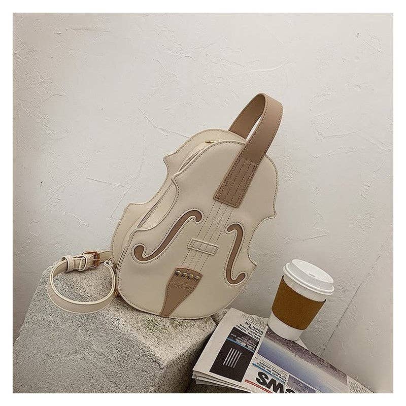 ShieldChic - Wholesale Crossbody Bag - Women's - Creative Violin Shape Crossbody Bag4