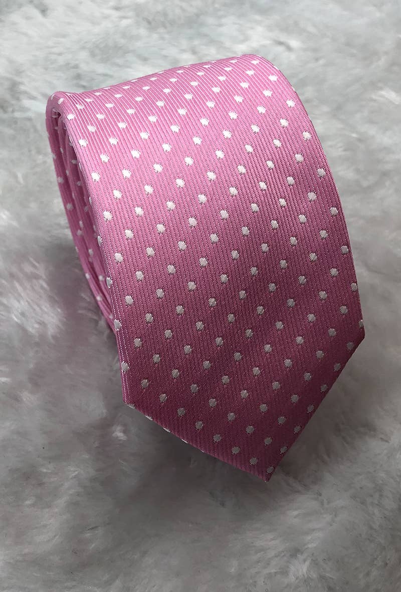 Yves Enzo - Wholesale Necktie - Men's - Printed tie - Pink1