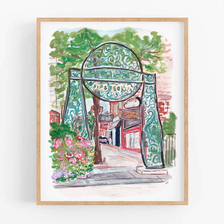 Rachel Reynolds Art - Wholesale Art Print - Old Town Print1
