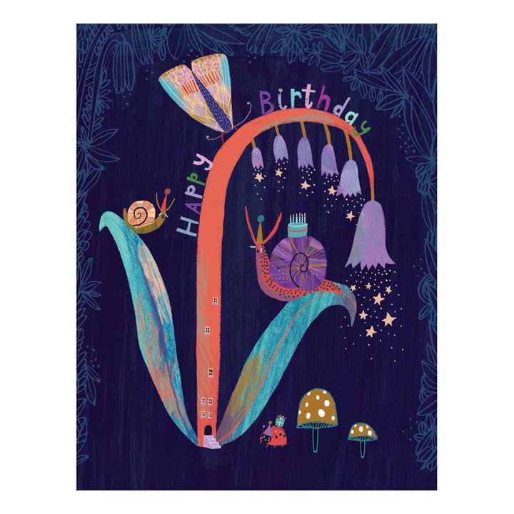 No SRP - Bluebells Birthday Card for wholesale by Studio Eleven Papers