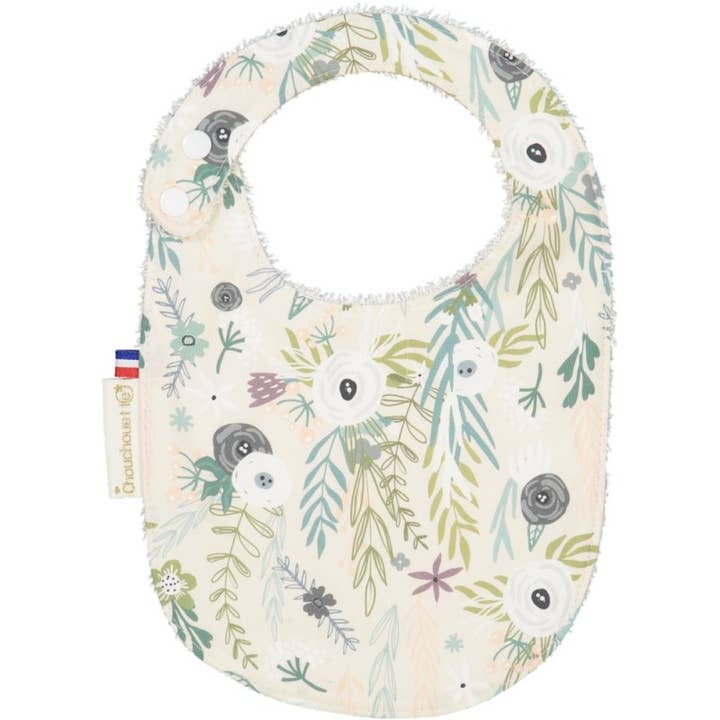 Blomst Power Snap Bib for engroshandel hos CHOUCHOUETTE