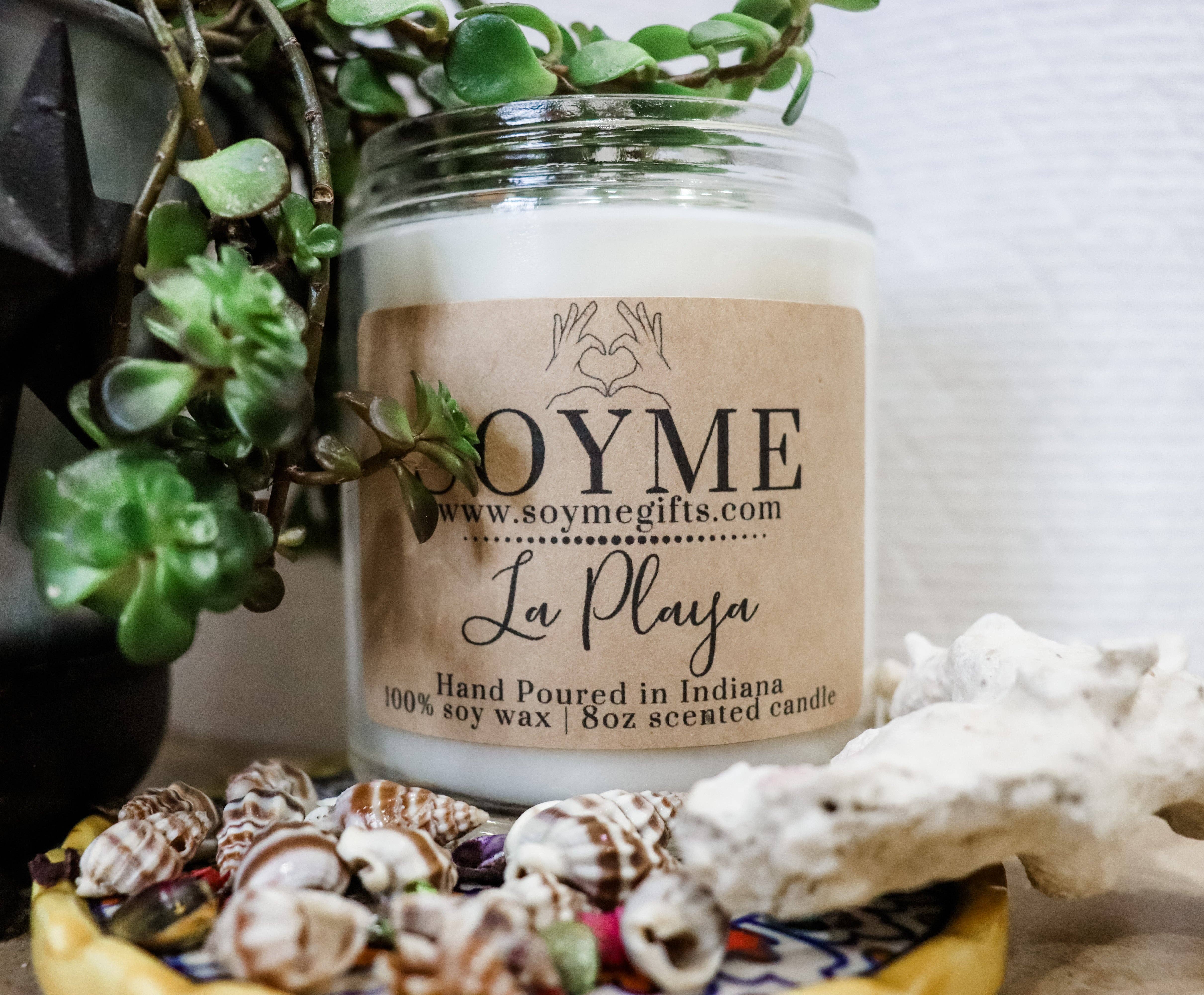 Soyme Gifts - Wholesale Jar/Filled Candle - La Playa Hand-Poured Soy Wax Jar/Filled Candle0