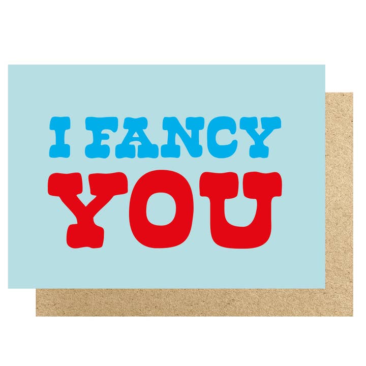 Je t'aime bien carte pour la vente par Lucky Ink