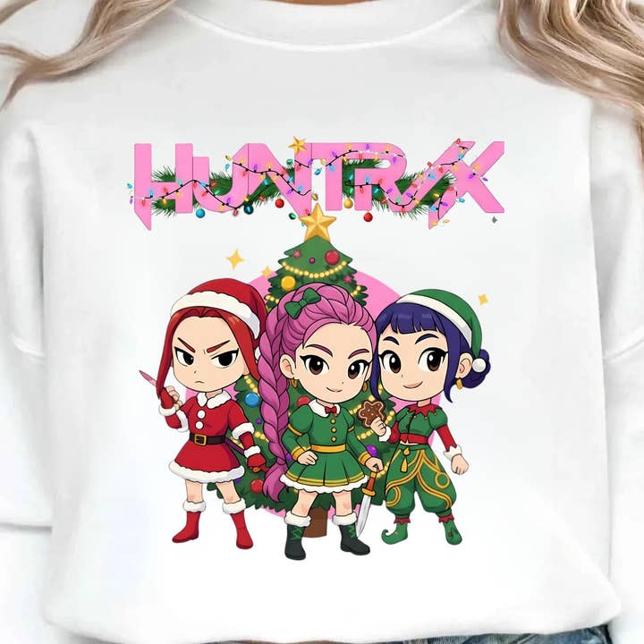 CVH DREAMY LTD - Wholesale T-Shirt (Graphic) - Women's - Kpop Demon Hunter Sweatshirt, Merry Christmas Shirt2