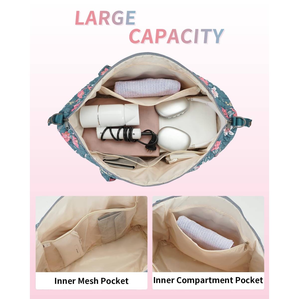 wandf – Großhandel Weekender-Tasche – Unisex – Gesteppte Schultertaschen Flugzeug Reisetasche Unter Sitz Tasche32