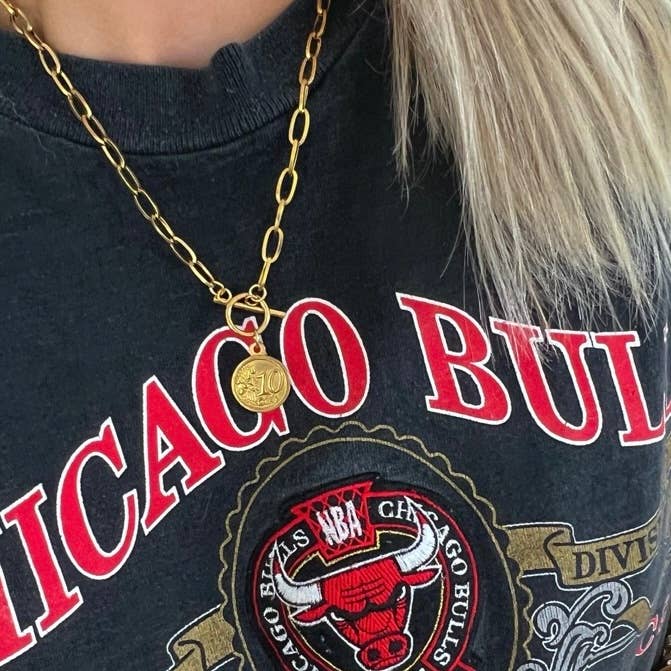 CHANSUTTPEARLS - Wholesale Pendant/Charm Necklace - COIN NECKLACE